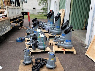 CUNG CẤP VÀ LẮP ĐẶT BƠM CHÌM FLYGT DỰ ÁN THOÁT NƯỚC TP QUY NHƠN - BÌNH ĐỊNH